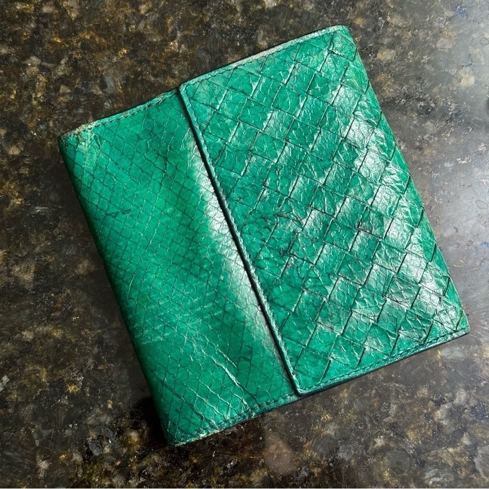 BOTTEGA VENETA Wallet, Green, Square
